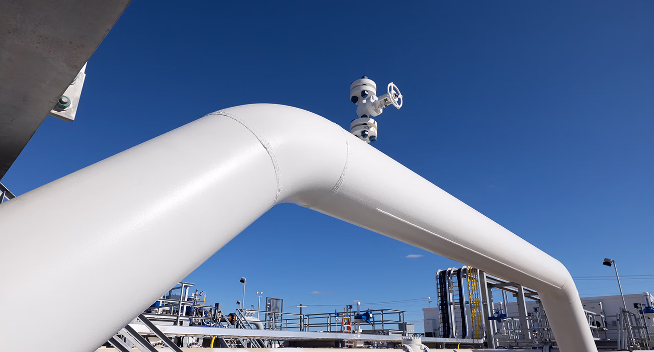 pipelines at a facility